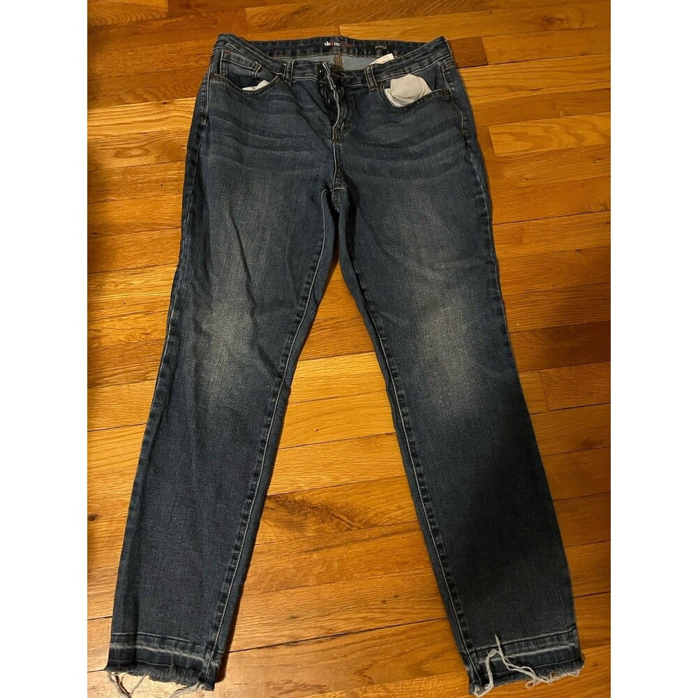 Style & Co Women's Blue Medium Wash Slim Skinny Stretch 5-Pocket Jeans Size 8